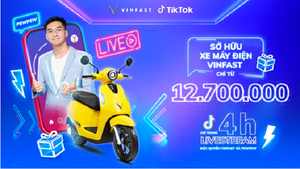 VinFast kết hợp PewPew bán xe máy điện qua livestream ngày 12/12
