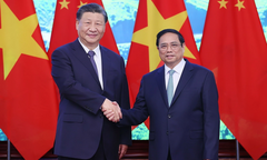 Thủ tướng Phạm Minh Chính hội kiến Tổng Bí thư, Chủ tịch Trung Quốc Tập Cận Bình