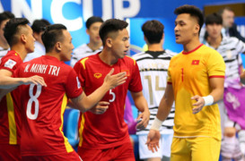 Đội tuyển Việt Nam chung bảng Thái Lan, Trung Quốc tại giải futsal châu Á