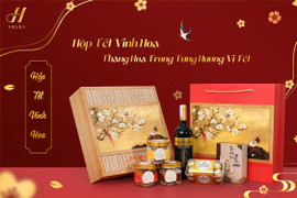 Hộp Tết Vinh Hoa - Thăng hoa trong từng hương vị Tết