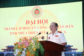 Thiếu tướng Nguyễn Thanh Toàn làm Chủ tịch Hội Cựu CAND Thừa Thiên - Huế