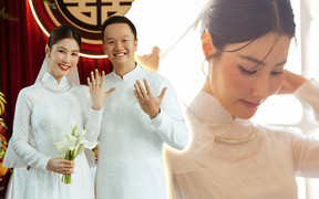 Diễm My 9x xúc động với lời dặn: 'Con hãy xem bố mẹ chồng như bố mẹ ruột'