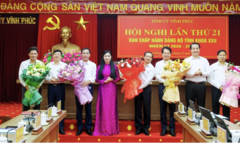 Vĩnh Phúc bầu bổ sung Uỷ viên Ban Thường vụ Tỉnh ủy