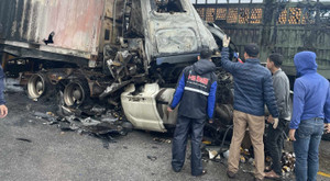 Xác định danh tính 3 nạn nhân vụ 2 xe đầu kéo tông nhau rồi bốc cháy