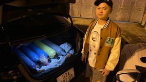 Tàng trữ khí cười ở nhà vợ, nam thanh niên bán từ Quảng Nam ra Đà Nẵng