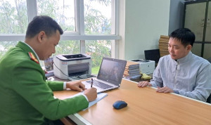 Bắt nam thanh niên lợi dụng danh nghĩa cộng tác viên báo chí để lừa đảo