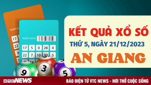 Kết quả xổ số An Giang hôm nay 21/12 - XSAG 21/12/2023