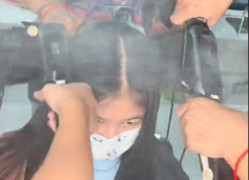 Hết hồn cảnh hành xác khi đi làm tóc ăn Tết 