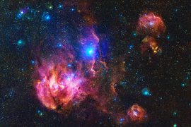 Tinh vân Con Gà Chạy lung linh trong bức ảnh mới