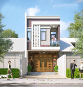 Cùng ngắm nhìn mẫu thiết kế nhà 1 trệt 1 lầu 5x10m