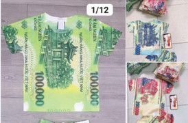 Quần áo in hình tiền Việt Nam có bị phạt?