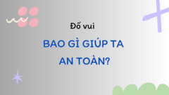Câu đố 10 người thì 9 người trả lời sai: Bao gì giúp ta an toàn?