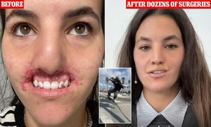 Nữ người mẫu bị chó dữ cắn mất môi trên và hành trình chữa lành gây cảm phục