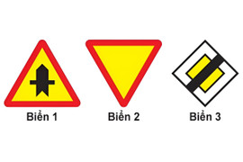 Biển nào báo hiệu hết đoạn đường ưu tiên?