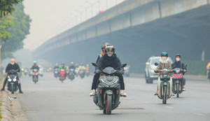 Sáng nay, Hà Nội ô nhiễm không khí thứ 2 thế giới
