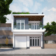 Top 5 mẫu nhà phố 2 tầng ngang 7m đẹp