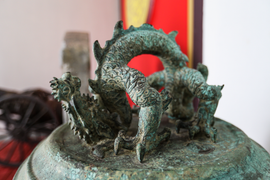 Bảo vật quốc gia 600 tuổi chạm khắc hình rồng ở Hà Tĩnh 