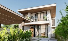 Ngắm nhìn mẫu nhà phố 2 tầng 70m2 đẹp