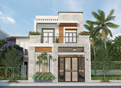 Những mẫu nhà phố 2 tầng 7×14m đẹp nhất năm