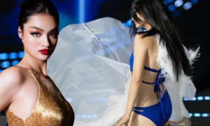 Thí sinh Hoa hậu Hoàn vũ Việt Nam kể vụ ngã đập mặt xuống sàn khi diễn bikini