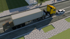 Đi cạnh xe container cần lưu ý điều gì?
