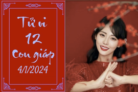 Tử vi vui 12 con giáp hôm nay ngày 4/1/2024: Dậu dễ gần, Mão tinh tế