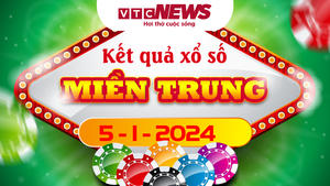 Kết quả xổ số miền Trung ngày 5/1/2024 - XSMT hôm nay 5/1