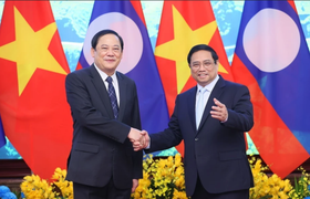 Thủ tướng Phạm Minh Chính hội đàm với Thủ tướng Lào Sonexay Siphandon