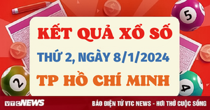 Kết quả xổ số TP.HCM hôm nay 8/1 - XSHCM 8/1/2024