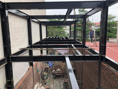 Có nên xây nhà khung thép tường gạch truyền thống