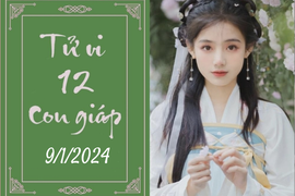 Tử vi vui 12 con giáp hôm nay ngày 9/1/2024: Tuất may mắn, Sửu vất vả 
