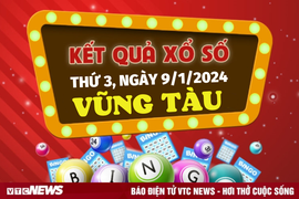 Kết quả xổ số Vũng Tàu hôm nay 9/1 - XSVT 9/1/2024
