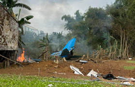 Phi công an toàn sau vụ máy bay quân sự rơi ở Quảng Nam