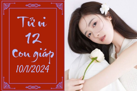 Tử vi vui 12 con giáp hôm nay ngày 10/1/2024: Mùi hao hụt, Thìn sáng tạo