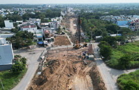 Tăng tốc thi công dự án gần 1.500 tỷ đồng kết nối Long An với TP.HCM 