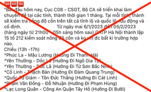 Công an Hà Nội bác tin 'lập 15 tổ kiểm soát nồng độ cồn'
