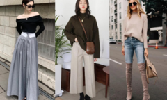 Cập nhật những cách diện áo len mỏng vừa đơn giản vừa tinh tế