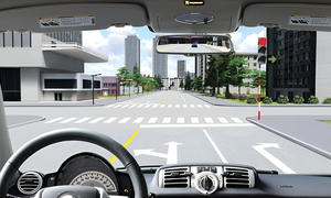 Ô tô được đi theo hướng nào?