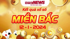 Kết quả xổ số miền Bắc ngày 12/1/2024 - XSMB hôm nay 12/1