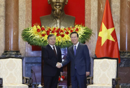 Chủ tịch nước tiếp Trưởng Ban Tuyên truyền Trung ương Đảng Cộng sản Trung Quốc