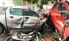 Xe bán tải tông liên hoàn, 3 người thiệt mạng