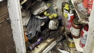 Kinh hãi cảnh 'nữ hoàng dọn dẹp' xử lý ngôi nhà có tủ lạnh bẩn nhất thế giới