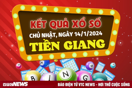 XSTG 14/1/2024 - Kết quả xổ số Tiền Giang hôm nay 14/1