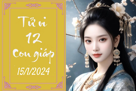 Tử vi vui 12 con giáp hôm nay ngày 15/1/2024: Sửu lạc quan, Dậu bất ngờ