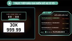 Sắp đấu giá lại nhiều biển số ô tô siêu đẹp bị bỏ cọc