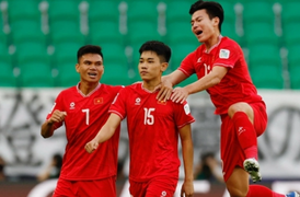 Xem Đình Bắc đánh đầu tuyệt đẹp, tuyển Việt Nam gỡ hòa trước Nhật Bản