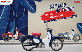 Bảng giá xe Super Cub C125 mới nhất tháng 1/2024