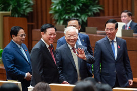 Hình ảnh lãnh đạo Đảng, Nhà nước dự Kỳ họp bất thường của Quốc hội