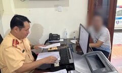 Xử phạt tài xế lái ô tô ngược chiều đường dẫn cao tốc ở Đồng Nai
