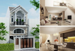 Thiết kế nhà ống 1 trệt 1 lửng 1 lầu đang được ưa chuộng